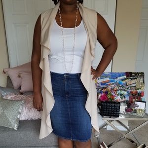 SOLD Plus Size Perch by Blue Pepper Tan Duster